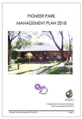 Pioneer Park management report cover page